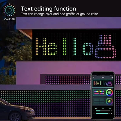 VividGlow Smart Curtain Lights  Music Sync RGB DIY Pattern LED Ambiance 3