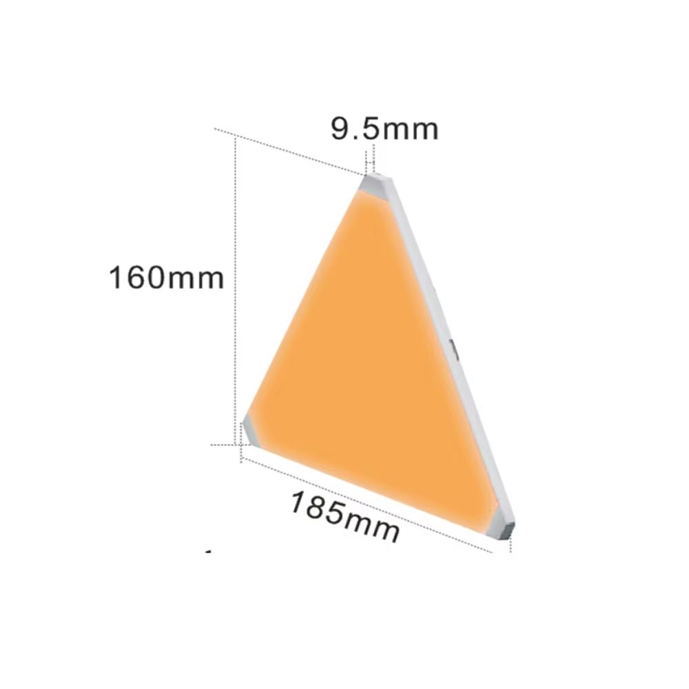 VividGlow Smart Triangle Lamp  Music Sync RGB Triangle LED Wall Light 1