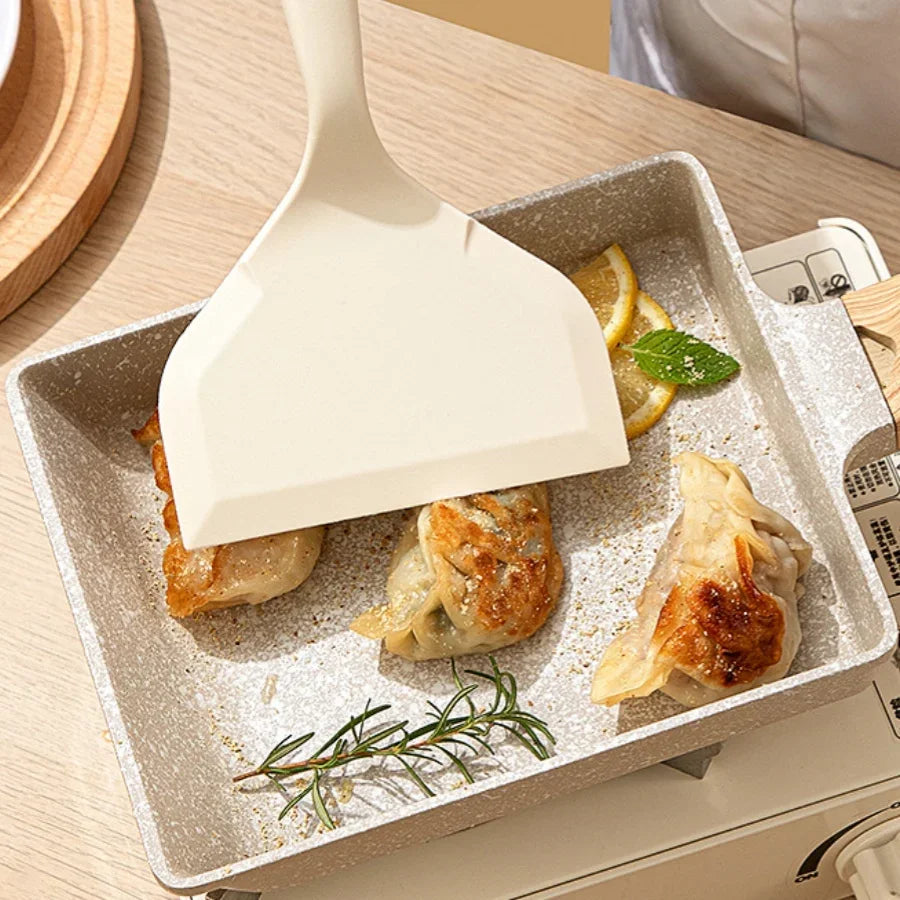 Premium Silicone HeatResistant Spatula FoodGrade NonStick Kitchen Tool For Frying Pan Sushi Steak F 2