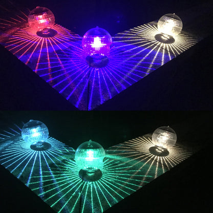 Hanging Waterproof Ball LED Light, Color Solar Floating Pond Light Pool, Outdoor Changing Water Lamp for Garden Decor