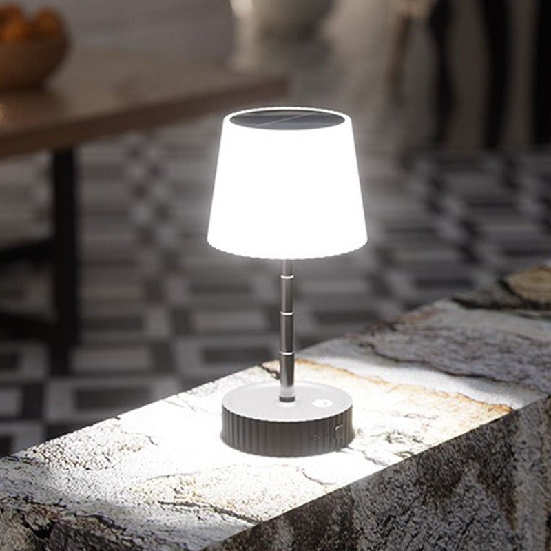 Folding Mini Solar Table Lamp For Outdoor Home Lighting Rechargeable Balcony Lamp Patio And Desktop 1