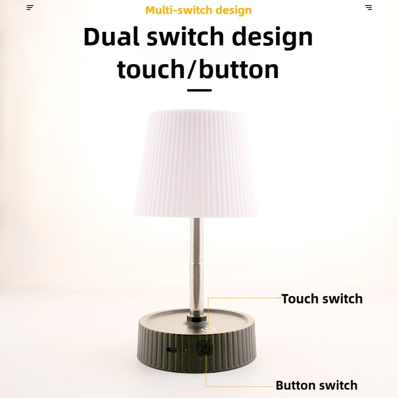 Folding Mini Solar Table Lamp For Outdoor Home Lighting Rechargeable Balcony Lamp Patio And Desktop 2