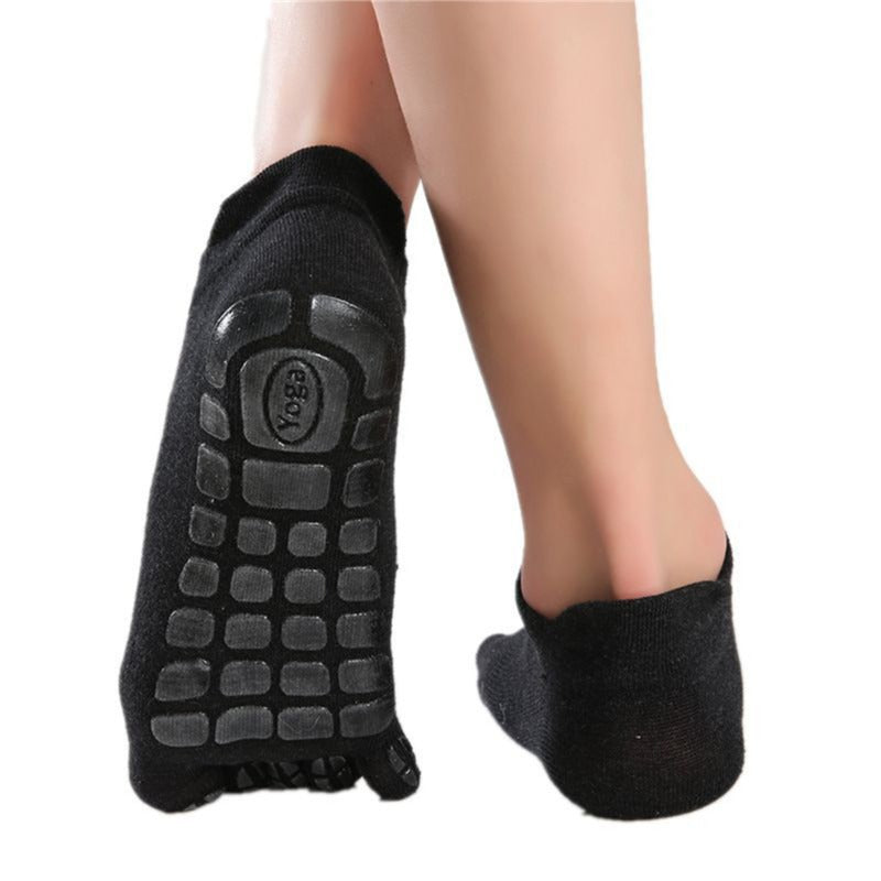 Mens Winter Thick Five Fingers Socks Warm Non Slip Fitness Toe Socks for Low Calf Indoor Comfort Slipper Male Floor Wear