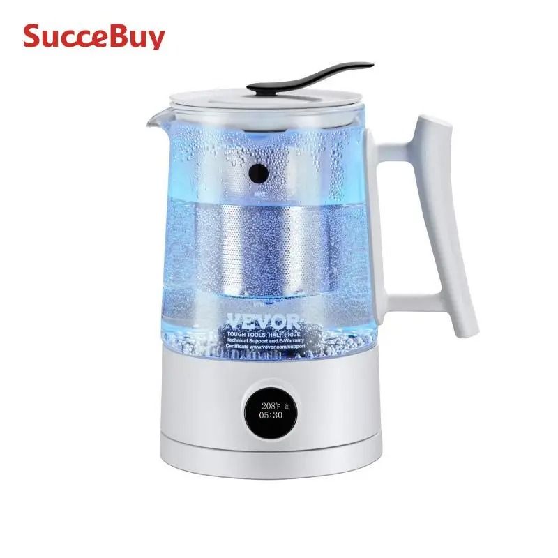 Hydrogen Water Pitcher 1.5L Large Capacity Hydrogen Generator Kettle with Ionizer Technology