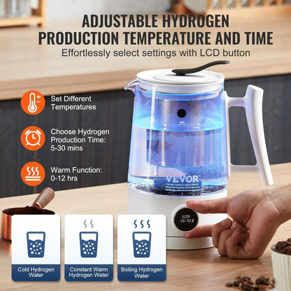 Hydrogen Water Pitcher 15L Large Capacity Hydrogen Generator Kettle With Ionizer Technology 2