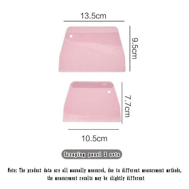 Plastic Cake Cream Spatula, Dough & Butter Batter Scraper for Home Baking, Essential Kitchen Gadgets & Cutting Tools