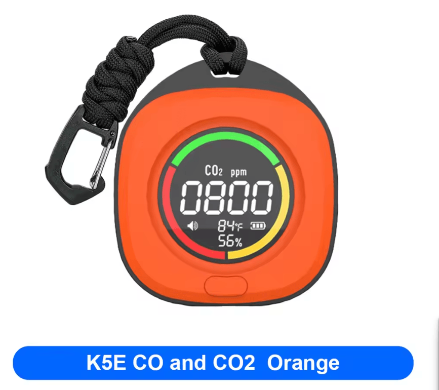 SafeAir 4in1 CO And CO2 Portable Detector Travel Alarm 3