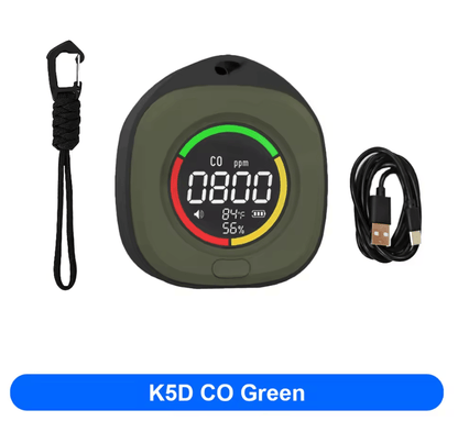 SafeAir 4in1 CO And CO2 Portable Detector Travel Alarm 6