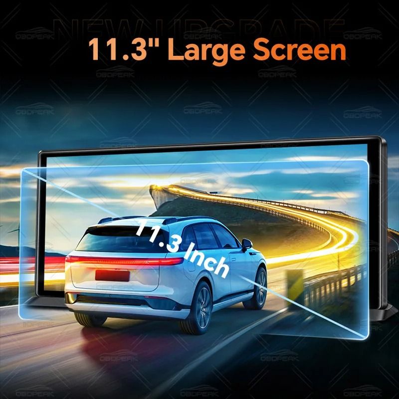 K8 Pro Touchscreen Car Dash Cam 5K With CarPlay Android Auto GPS And WiFi 4