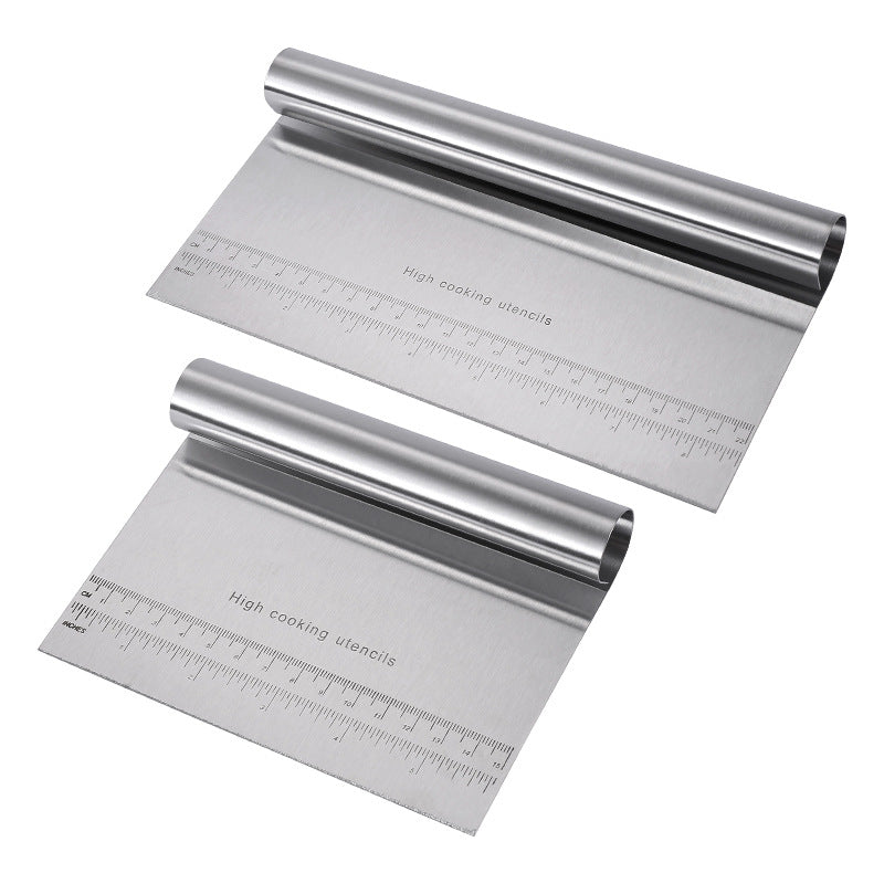 Premium Stainless Steel Dough Cutter  Scraper MultiFunction Kitchen Tool For Dough Pizza Vegetables 3
