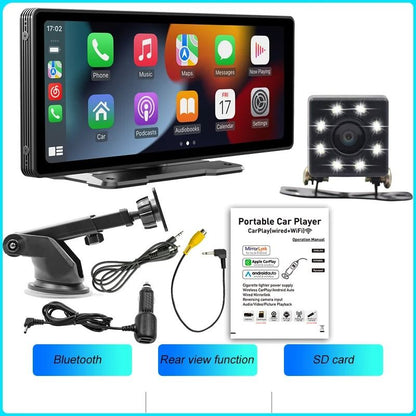 1026 Inch Wireless CarPlay Android Auto Screen With Backup Camera And DVR Video Player 7