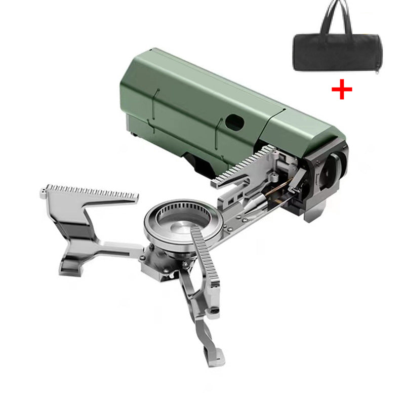 Camping Cassette Stove,Portable Gas Burner for Outdoor Cooking,Folding Stainless Steel Stove for Hiking,Picnics & Travel