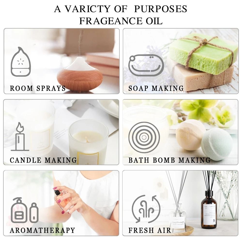 20Piece Essential Oils Set For Diffusers Candles And Home Fragrance 5