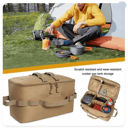 CampGear Large Capacity Camping Gas Tank Storage Bag Tool Organizer