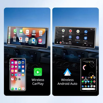 1126 Inch Touchscreen Car Multimedia Video Player With Dual Lens DVR And Wireless CarPlay 3