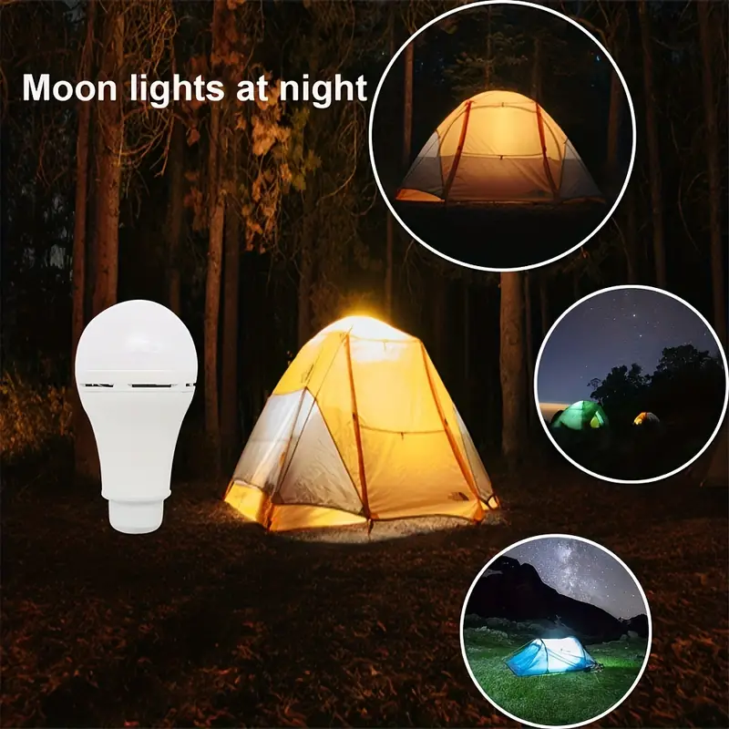 LED Solar Camping Light with Remote, Rechargeable Emergency Outdoor Lamp for Hiking, Fishing, Survival