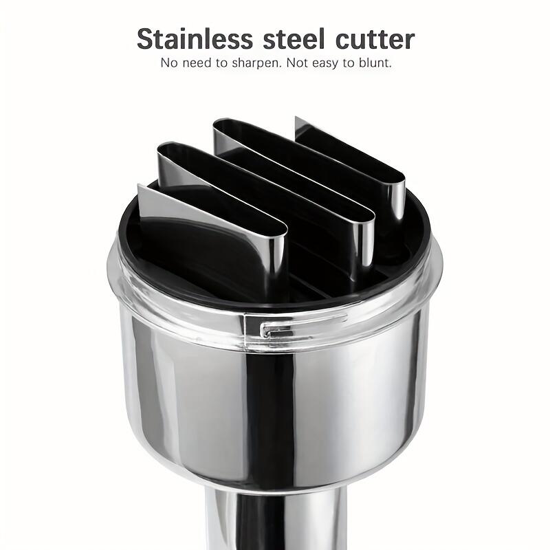 Manual Onion Chopper Stainless Steel Garlic Presser Food Crusher Cutter, Meat Mincer Hand Press for Kitchen Tool