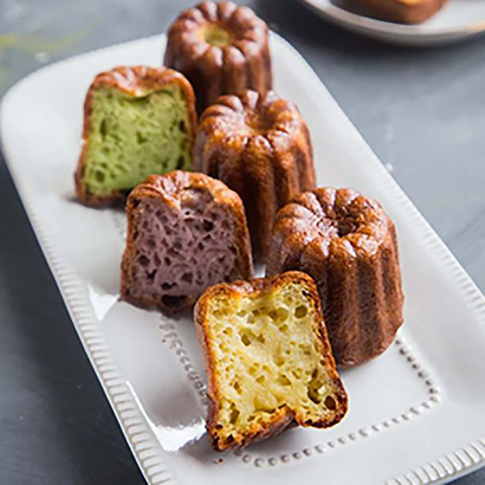 Silicone Canele Mold Mini Nonstick Canneles Cake Pan For Mousse Fondant Muffins DIY Baking Tray  Ki 3