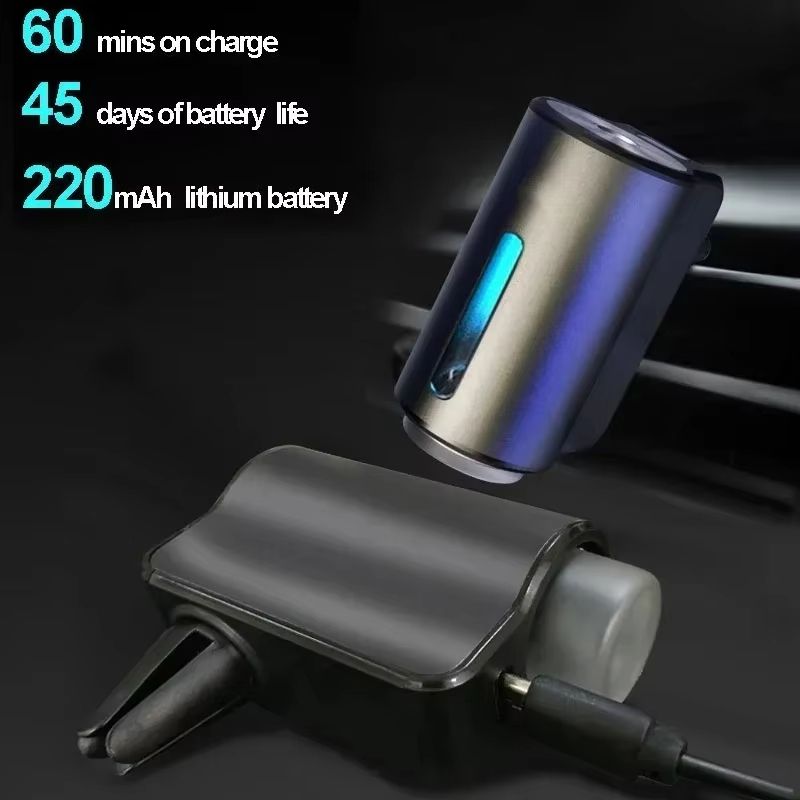 Electric Car Vent Essential Oil Diffuser With Aromatherapy Mist And Night Light 2