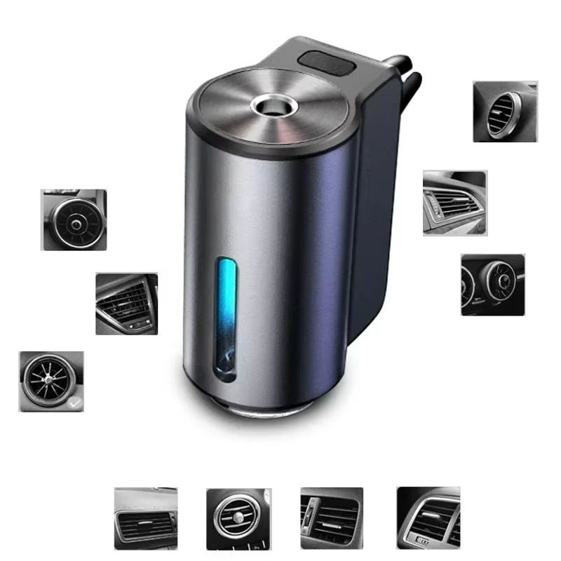 Electric Car Vent Essential Oil Diffuser With Aromatherapy Mist And Night Light 4