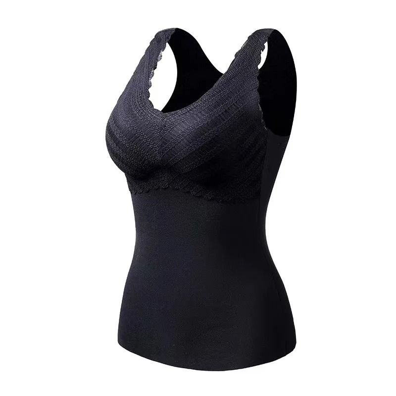 Womens Velvet Thermal Tank Top For Winter Warmth And Slim Fit Comfort 1