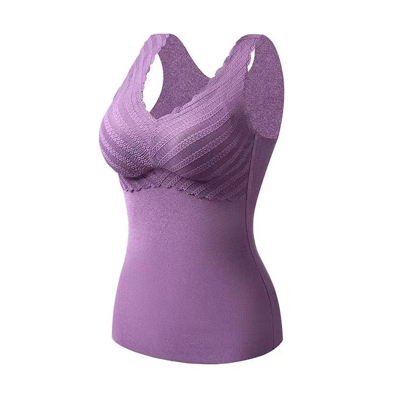 Womens Velvet Thermal Tank Top For Winter Warmth And Slim Fit Comfort 3