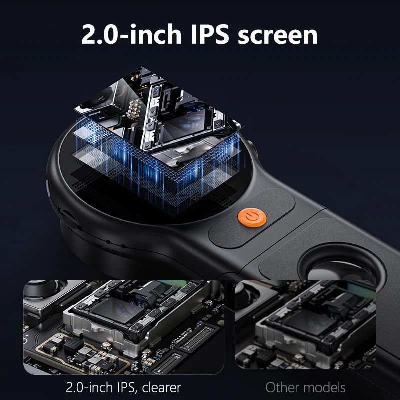 Folding Digital Microscope With Autofocus And 500X Zoom For Coins And Small Objects 1
