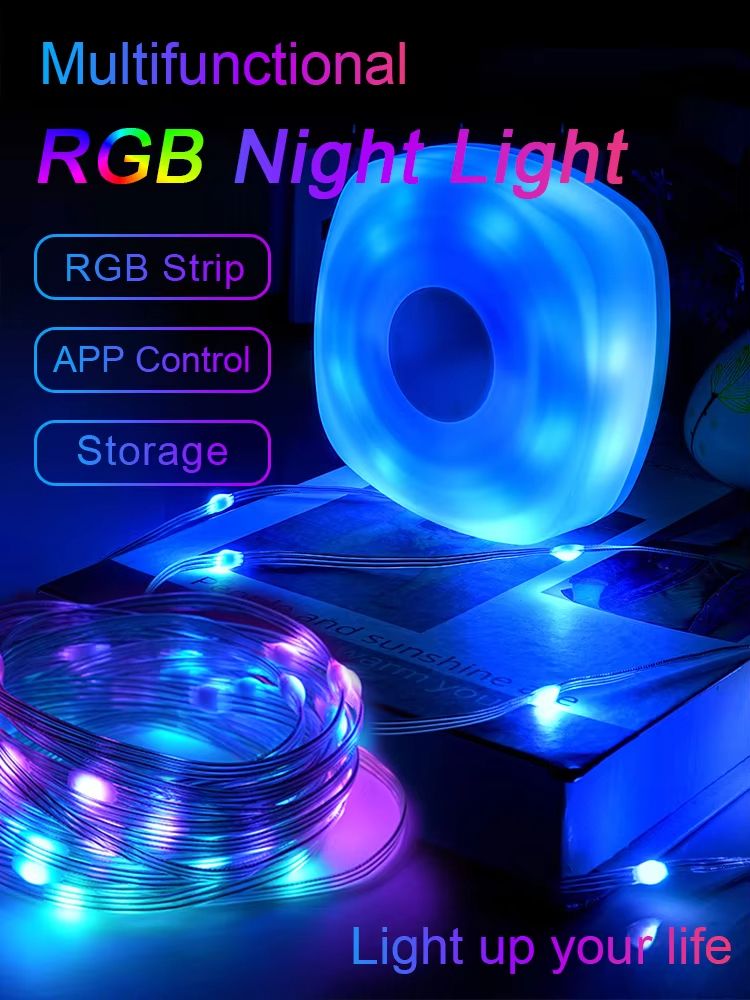 GGbingo Rechargeable Waterproof RGB Camping String Lights With Smart App Control 2