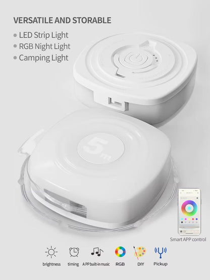 GGbingo Rechargeable Waterproof RGB Camping String Lights With Smart App Control 6