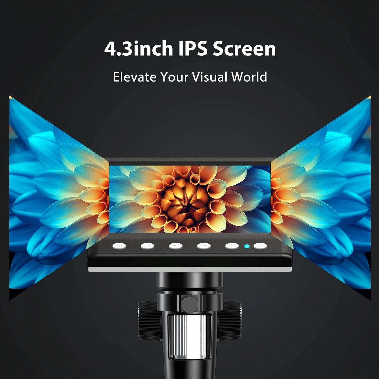 Digital Coin Microscope With 43 Inch Screen And 1000X Zoom For Soldering And Inspection 1