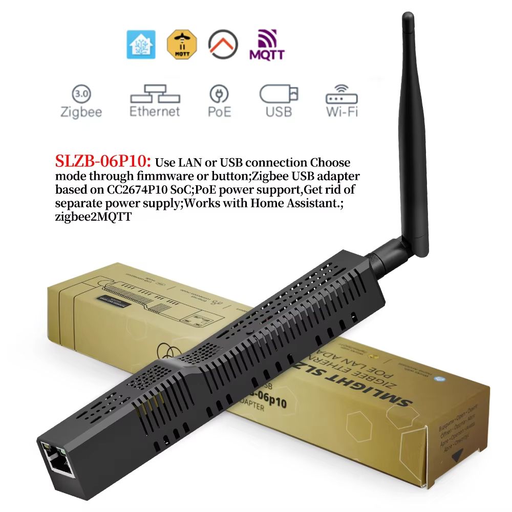 SMLIGHT SLZB 06 Zigbee Gateway With PoE Ethernet WiFi USB For Home Assistant And Zigbee2MQTT 9
