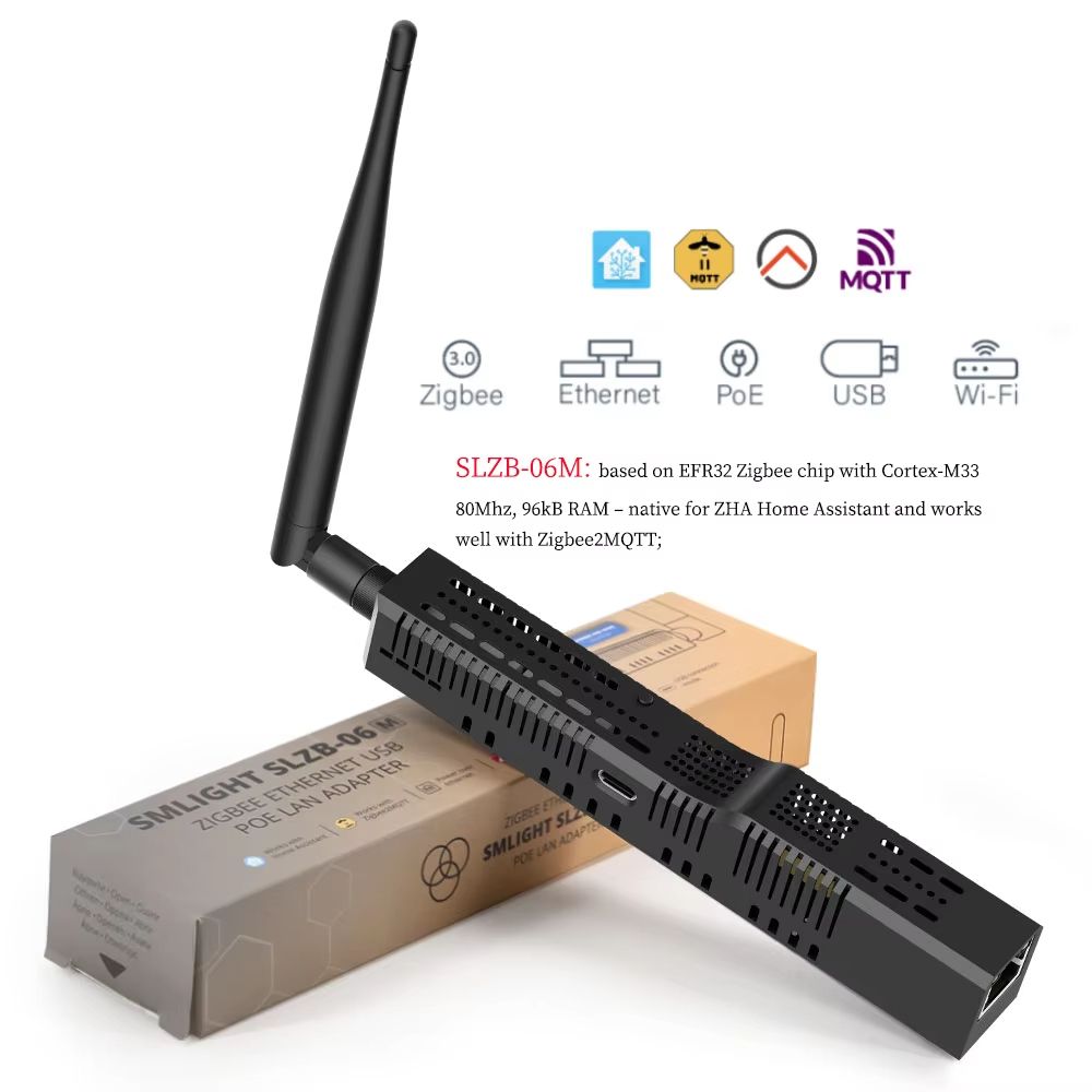 SMLIGHT SLZB 06 Zigbee Gateway With PoE Ethernet WiFi USB For Home Assistant And Zigbee2MQTT 7