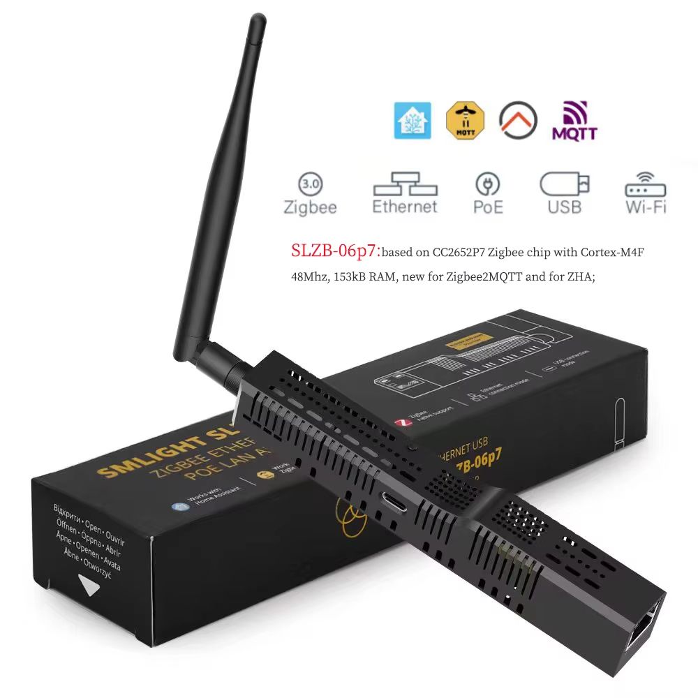 SMLIGHT SLZB 06 Zigbee Gateway With PoE Ethernet WiFi USB For Home Assistant And Zigbee2MQTT 8