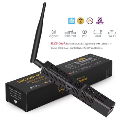 SMLIGHT SLZB 06 Zigbee Gateway With PoE Ethernet WiFi USB For Home Assistant And Zigbee2MQTT 8