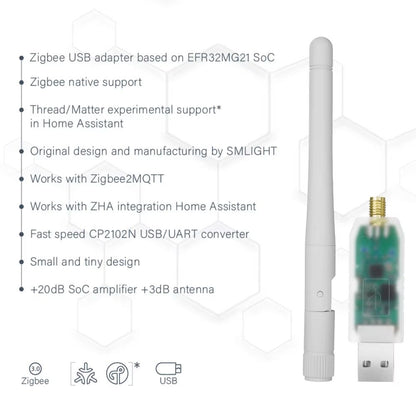 SMLIGHT SLZB 07 Zigbee Gateway USB Adapter For Home Assistant And Zigbee2MQTT 2