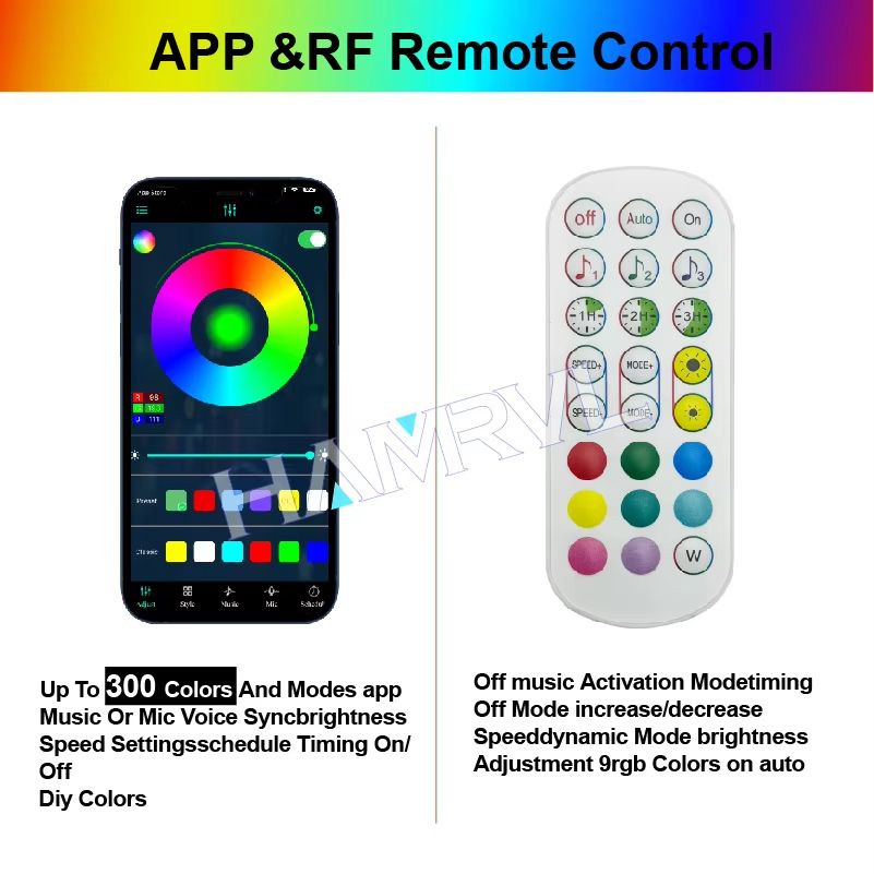 RGB Hexagon LED Garage Light With Remote  Honeycomb Ceiling Panel For Workshops Game Rooms  More 4