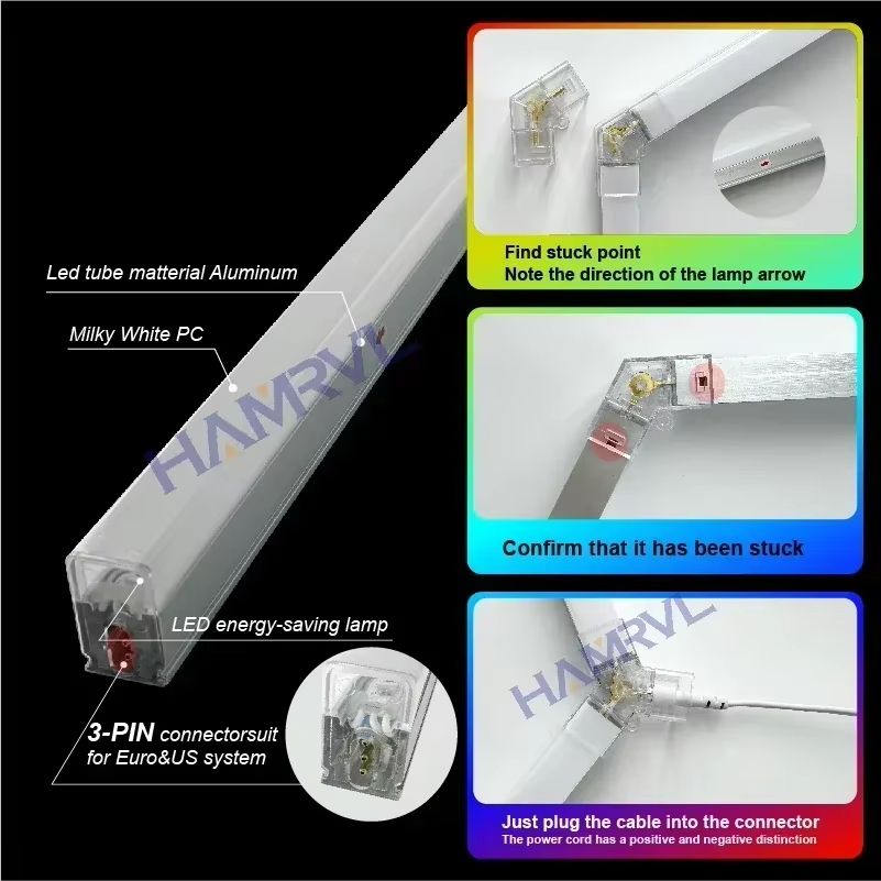 RGB Hexagon LED Garage Light With Remote  Honeycomb Ceiling Panel For Workshops Game Rooms  More 5
