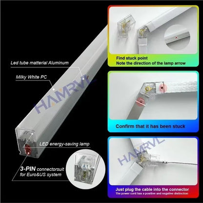 RGB Hexagon LED Garage Light With Remote  Honeycomb Ceiling Panel For Workshops Game Rooms  More 5