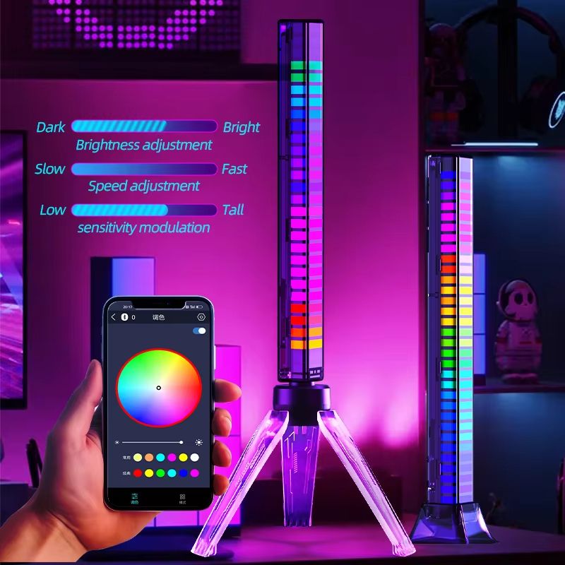 RGB Sound Reactive Light Bar  Music Sync LED Atmosphere Lamp For Party Gaming  Car Decoration 3