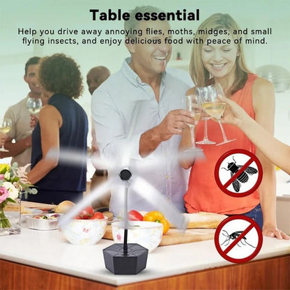 Fly Repellent Table Fans With Soft Blades For Outdoor Dining And Picnics 4