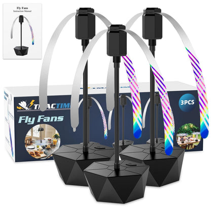 Fly Repellent Table Fans With Soft Blades For Outdoor Dining And Picnics 11