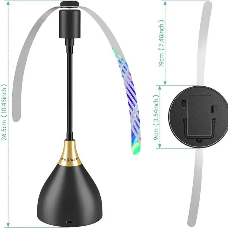 Fly Repellent Table Fans With Soft Blades For Outdoor Dining And Picnics 5