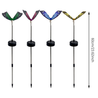 Solar Butterfly LED Outdoor Lights For Yard Courtyard Landscape Lighting Garden Villa Lawn Park Hom 1