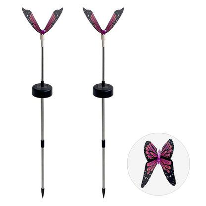 Solar Butterfly LED Outdoor Lights For Yard Courtyard Landscape Lighting Garden Villa Lawn Park Hom 6