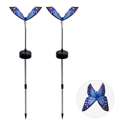 Solar Butterfly LED Outdoor Lights For Yard Courtyard Landscape Lighting Garden Villa Lawn Park Hom 9