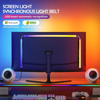Smart RGB Gaming Light Strip  Sync Ambient Backlight For PC Monitor With App  DIY Color Control 2