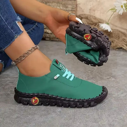 ComfortFit ThickSoled Fashion Sneakers  Breathable Outdoor Loafers For Women With National Style De 4