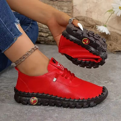 ComfortFit ThickSoled Fashion Sneakers  Breathable Outdoor Loafers For Women With National Style De 5