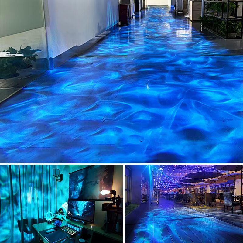 OceanWave Outdoor Waterproof Projector  Dynamic Water Wave Effect Light With Gobo Slide Projection 3
