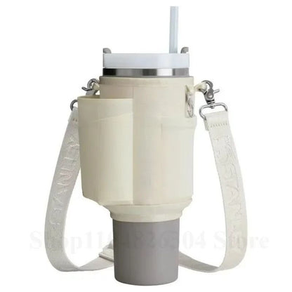 Water Bottle Carrier Bag For 40oz Tumblers With Adjustable Strap And Storage Pocket 11